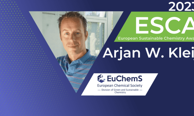 2023 European Sustainable Chemistry Award Awarded to Arjan W. Kleij