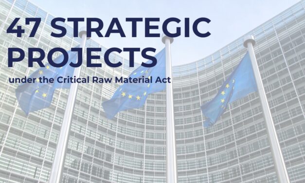 EU moves forward on critical raw materials with 47 strategic projects